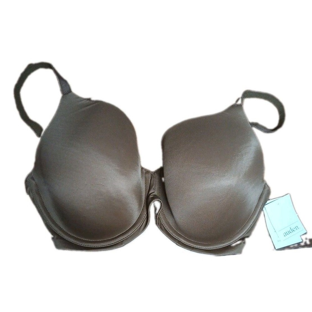 Auden Women's Brown Lightly Lined Full Coverage Adjustable Bra Size 32DDD NWT
